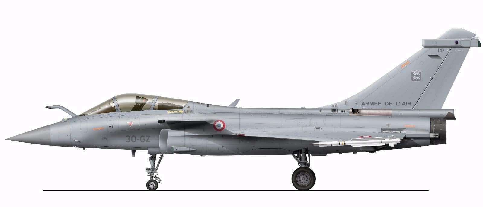 Rafale c armee de l air trains 2017